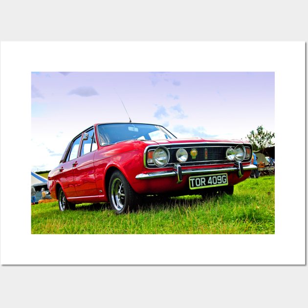 Ford Cortina MK 2 Wall Art by AndyEvansPhotos